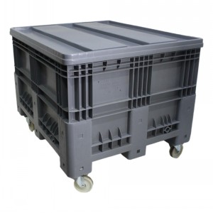 Plastic Pallet Box Standard Size 1200 x 1000mm Mobile